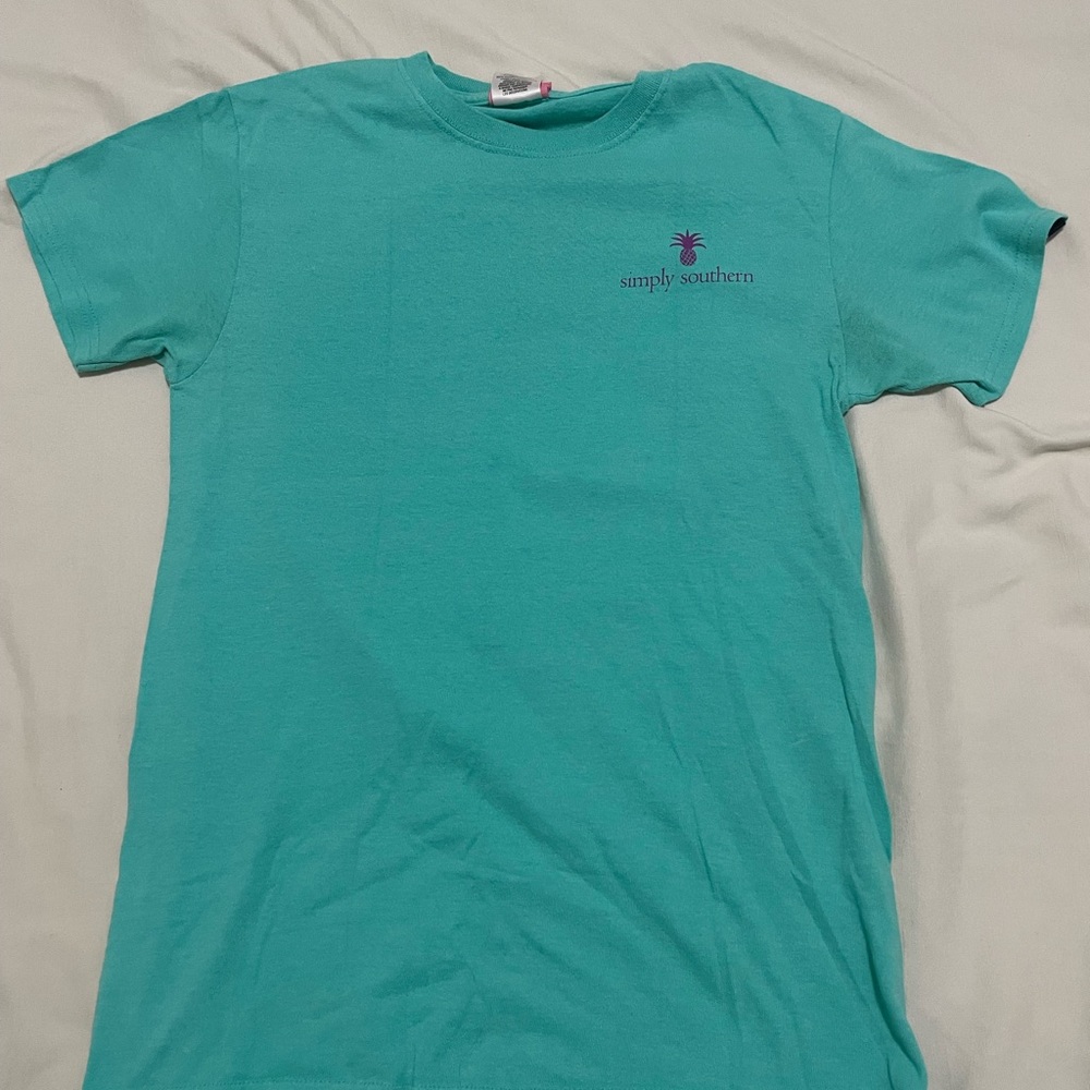 Simply Southern Teal Short Sleeve Tee